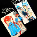 《FufuX 》Anime Girl Acrylic Keychain | Drip Glaze Charm Bag Pendant, Double-sided Matte Finish