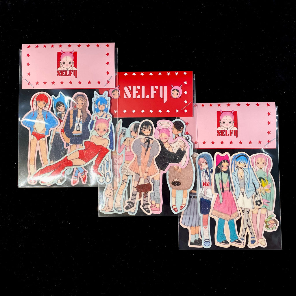 《FufuX 》Vintage Girl Sticker Pack