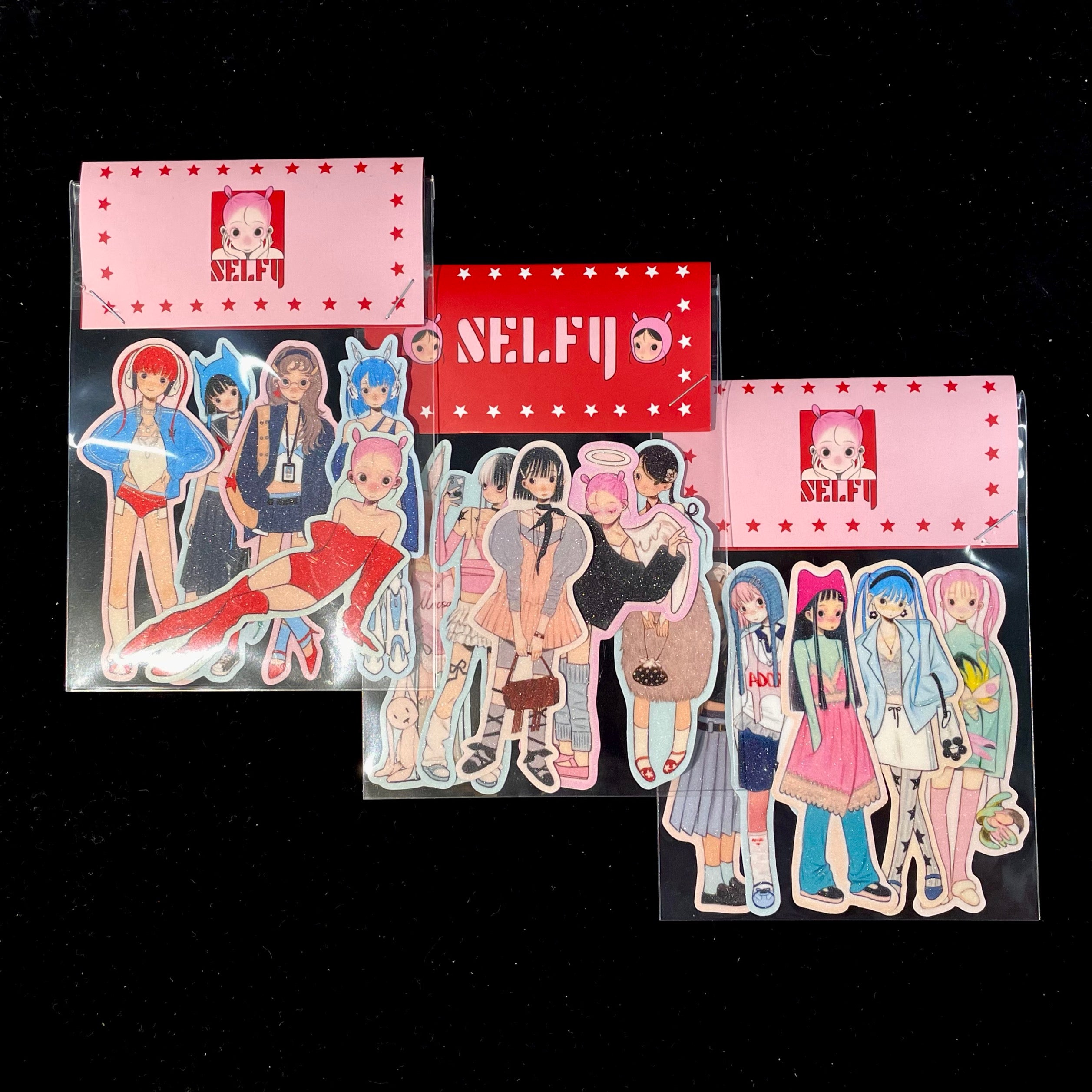 《FufuX 》Vintage Girl Sticker Pack